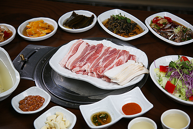 약선금란참숯구이