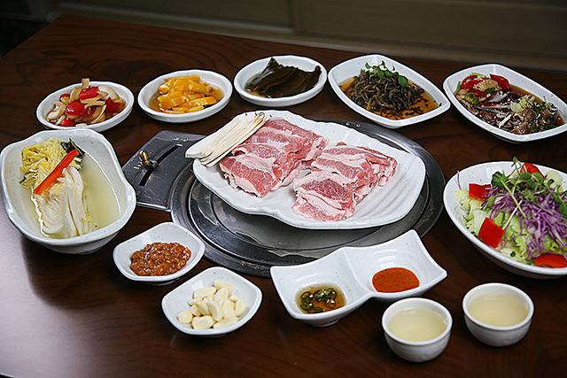 약선금란참숯구이
