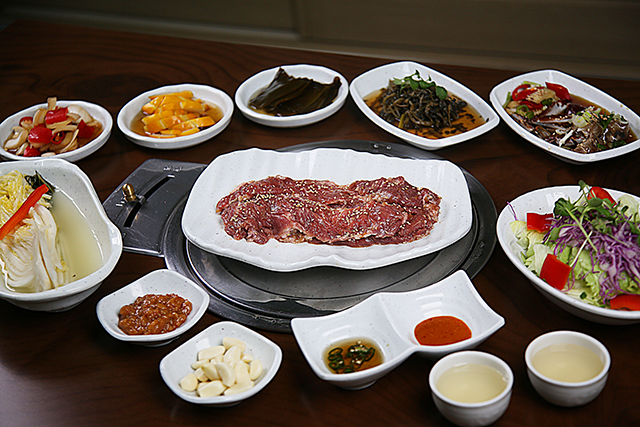 약선금란참숯구이